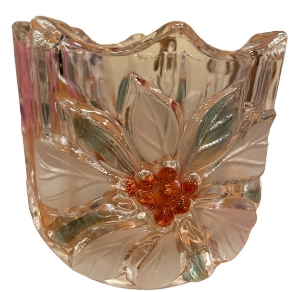 𝅺mikasa Holiday Poinsettia Votive - Picture 2 of 5